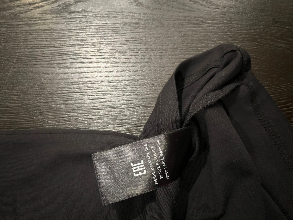 Svart Balmain Paris t-shirt - 3