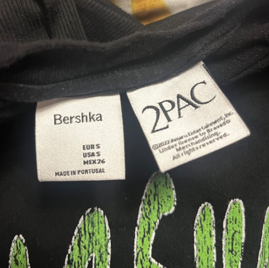 Svart 2Pac t-shirt från Bershka - 2