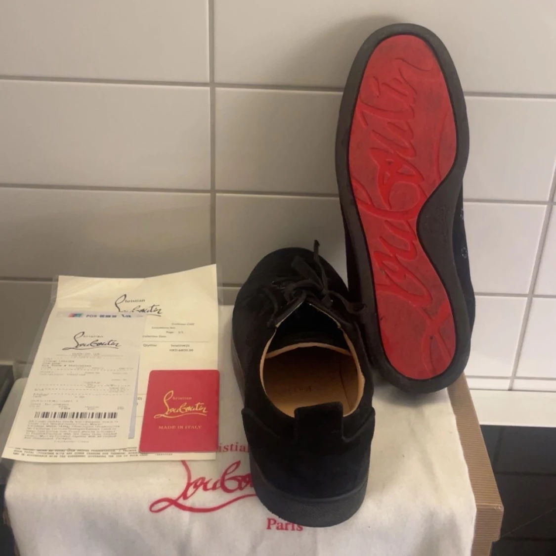Svarta sneakers från Christian Louboutin - 2