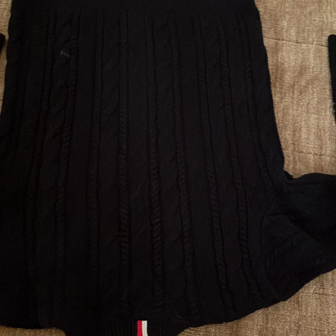 Svart kabelstickad tröja Tommy Hilfiger - 2