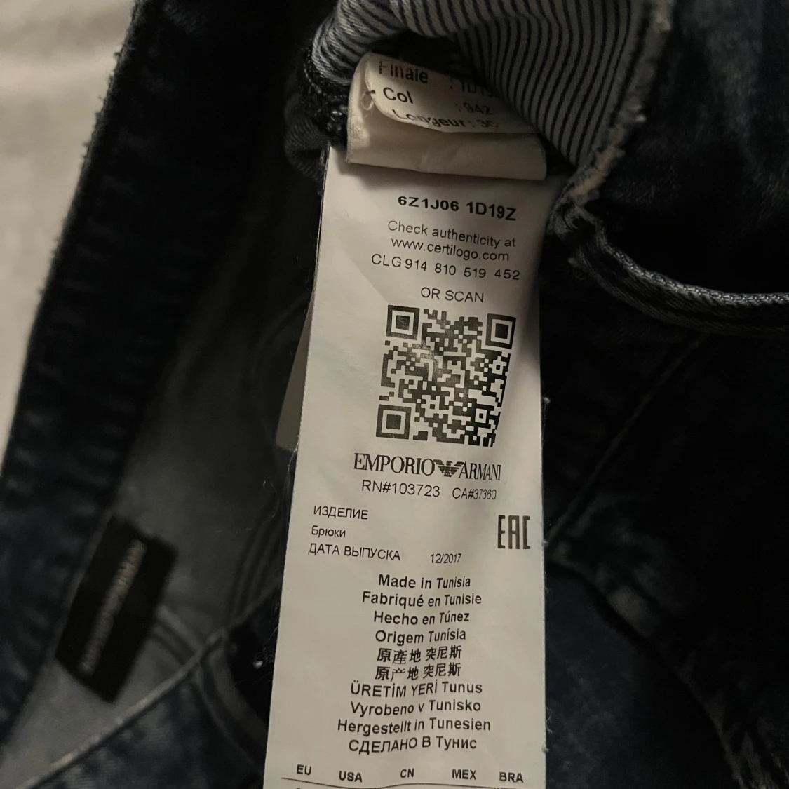 Emporio Armani blå jeans - 2