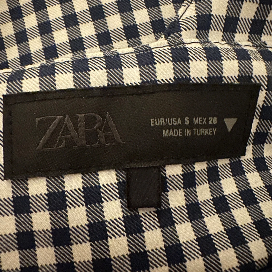 Rutig korsett topp från Zara - 2