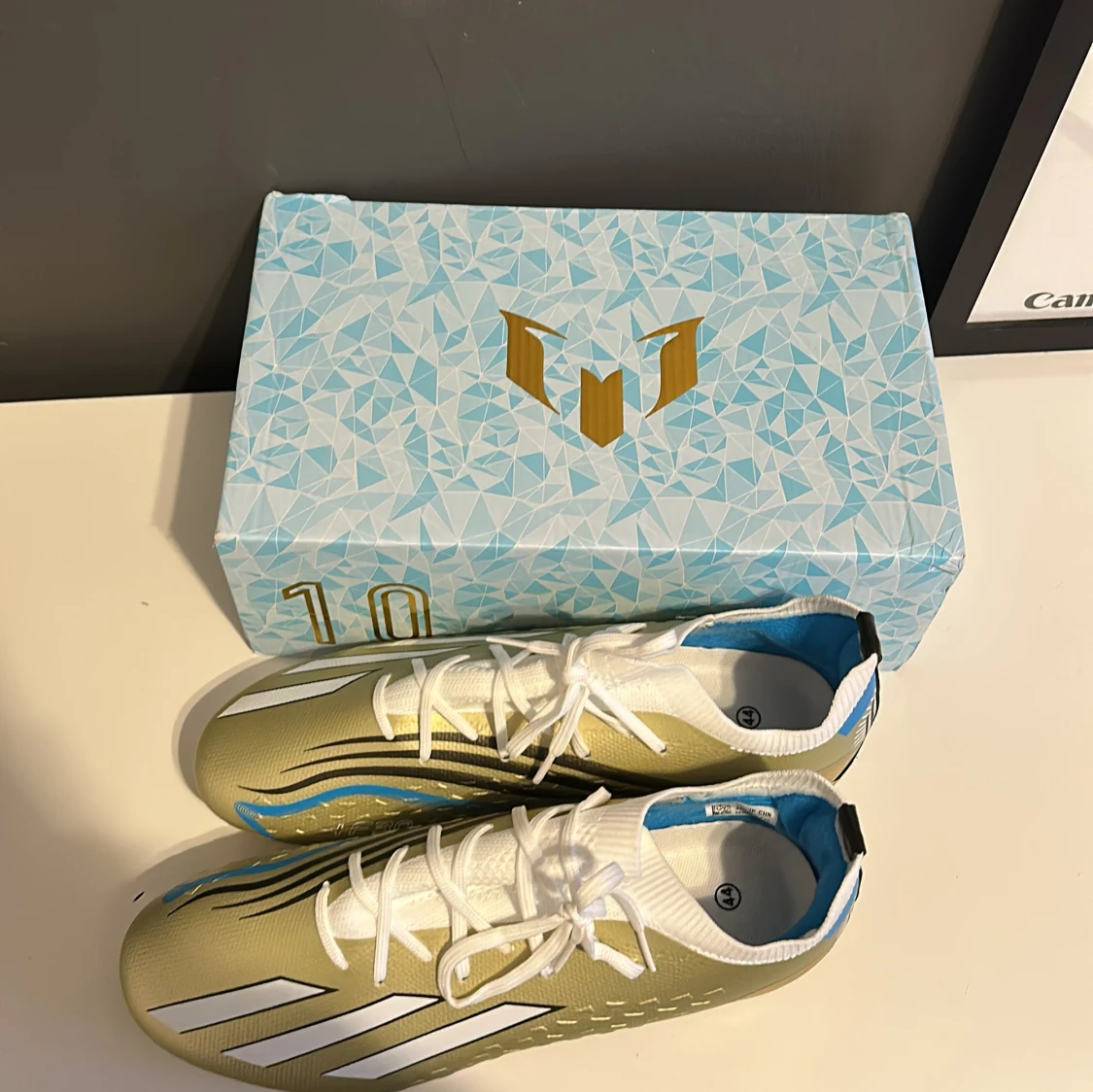 Adidas Messi X Speedportal fotbollsskor guld - 2