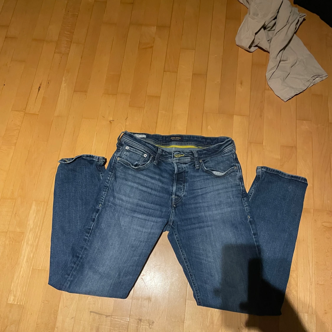 Blå tapered Jack and jones jeans Mike 31/30 - 1