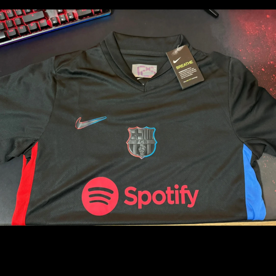FC Barcelona svart Nike fotbollströja - 2