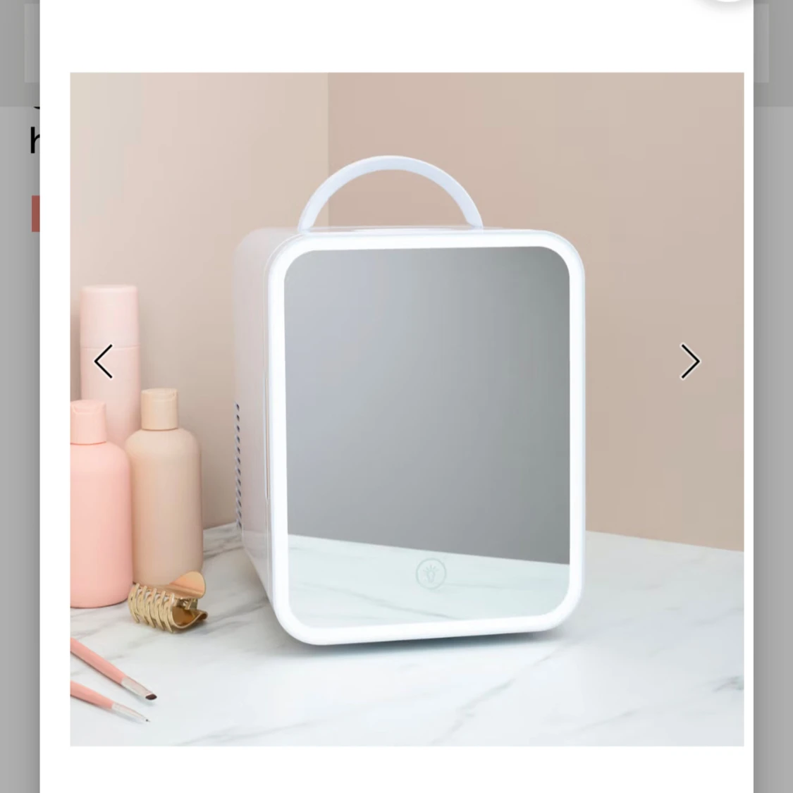 Mini Beauty Fridge med LED-spegels - 1