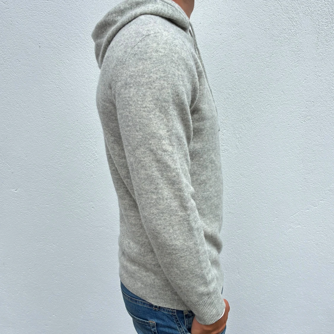 Kashmir/Merino hoodie - 1
