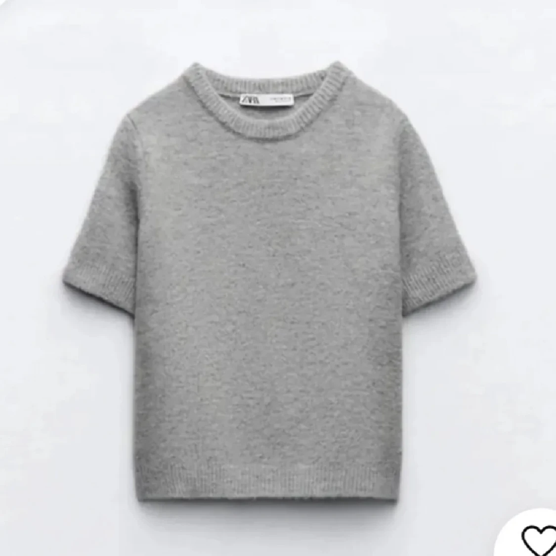 Grå stickad tröja från Zara