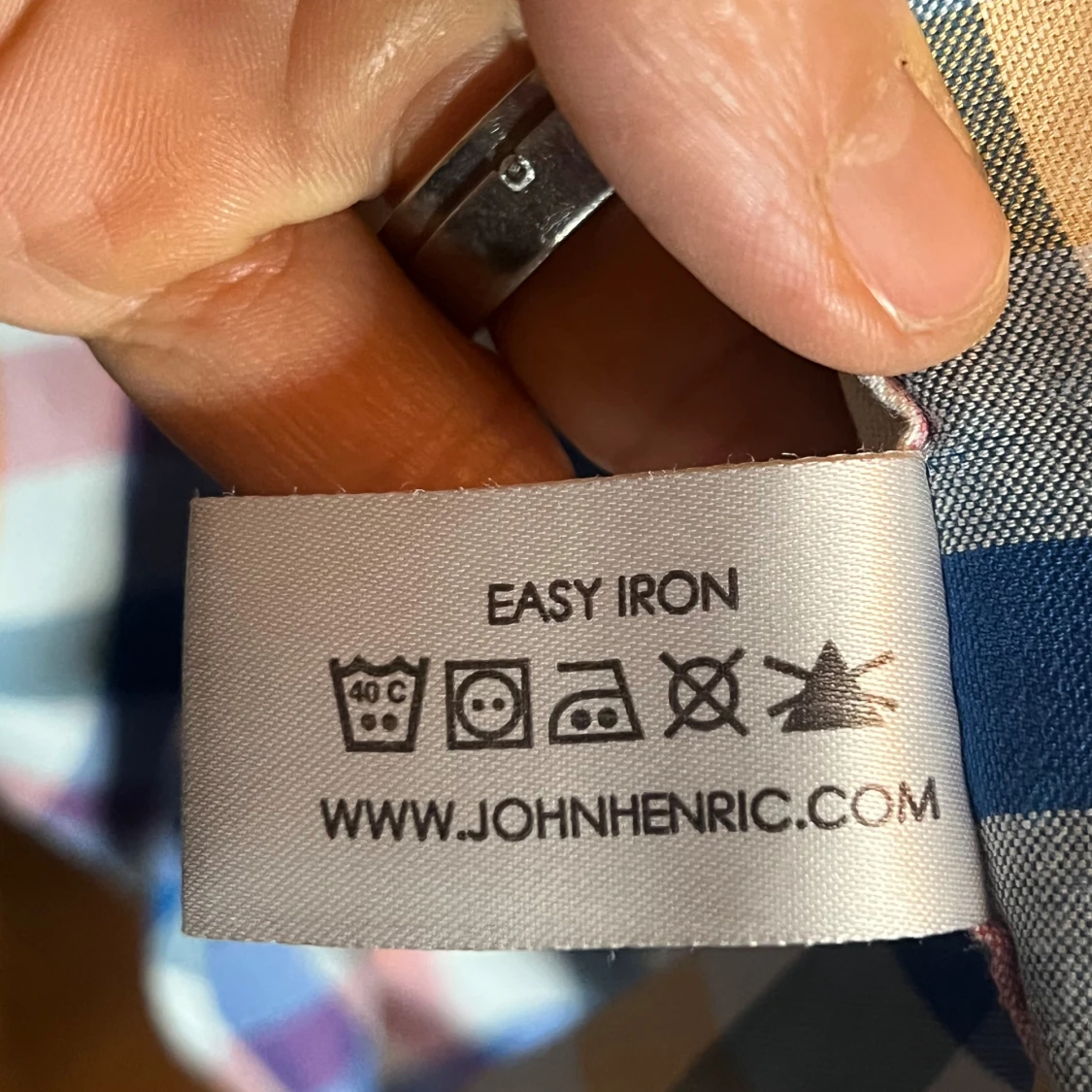 Rutig skjorta från John Henric - 3