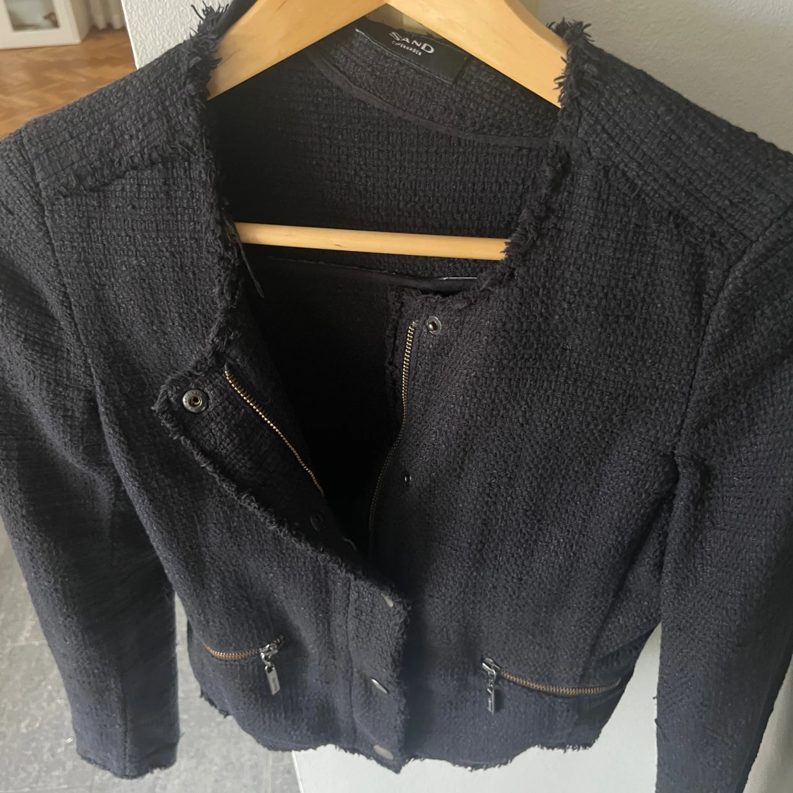 Svart cardigan jacka från Sand - 3