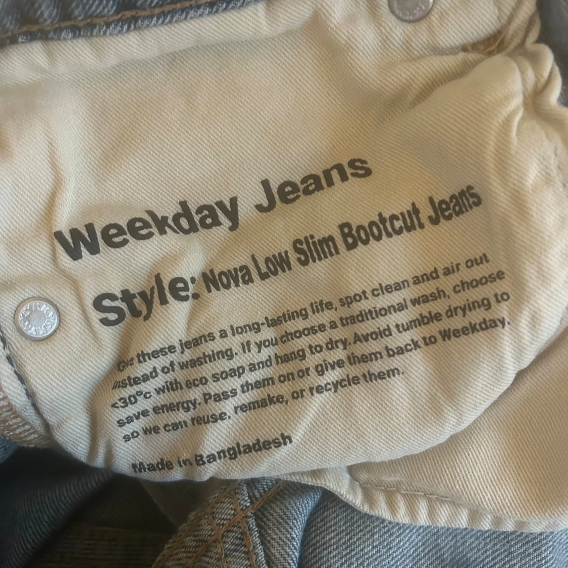 Weekday Nova Low Slim Bootcut Jeans - 2