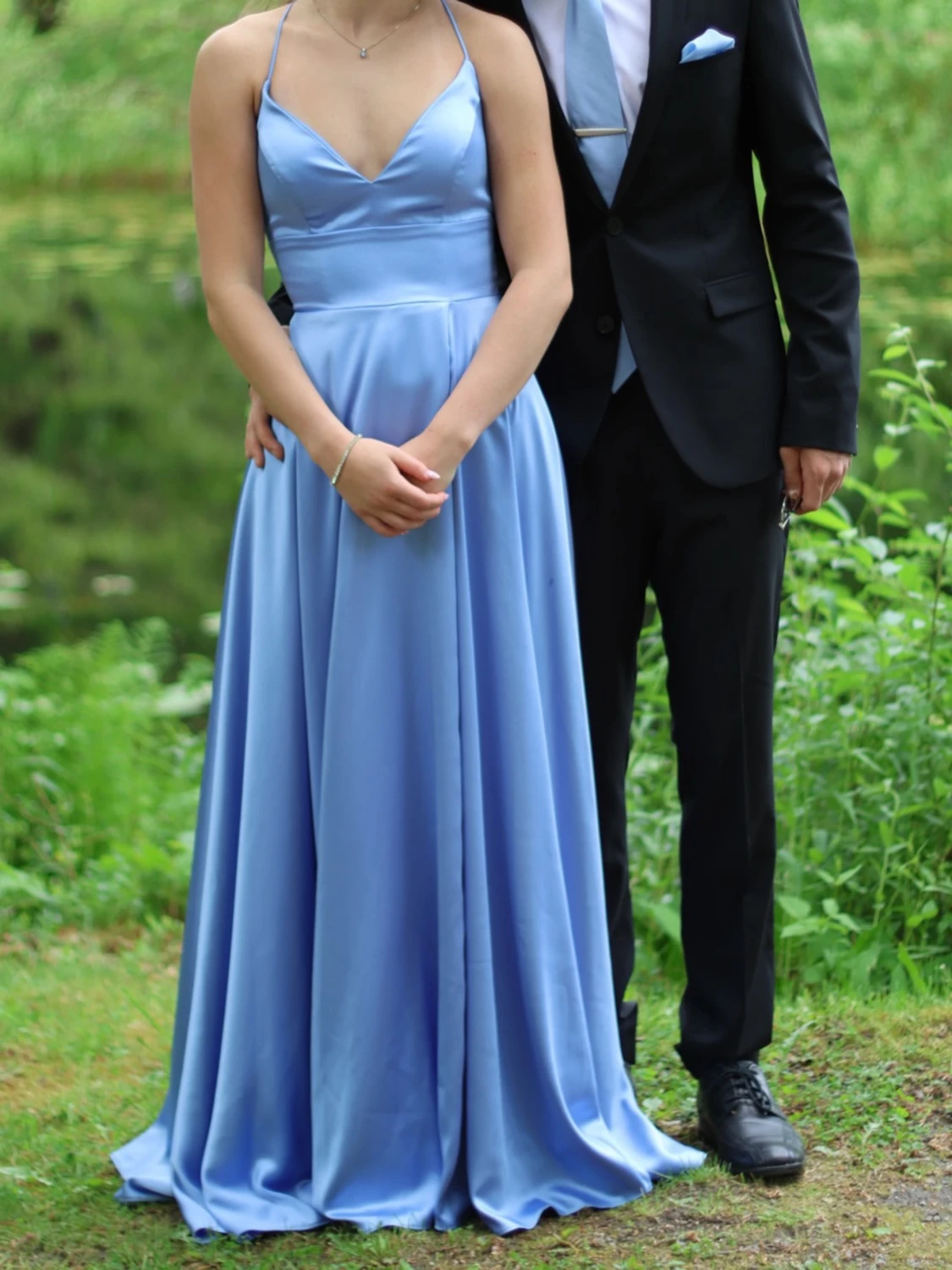 Ljusblå balklänning  - 2