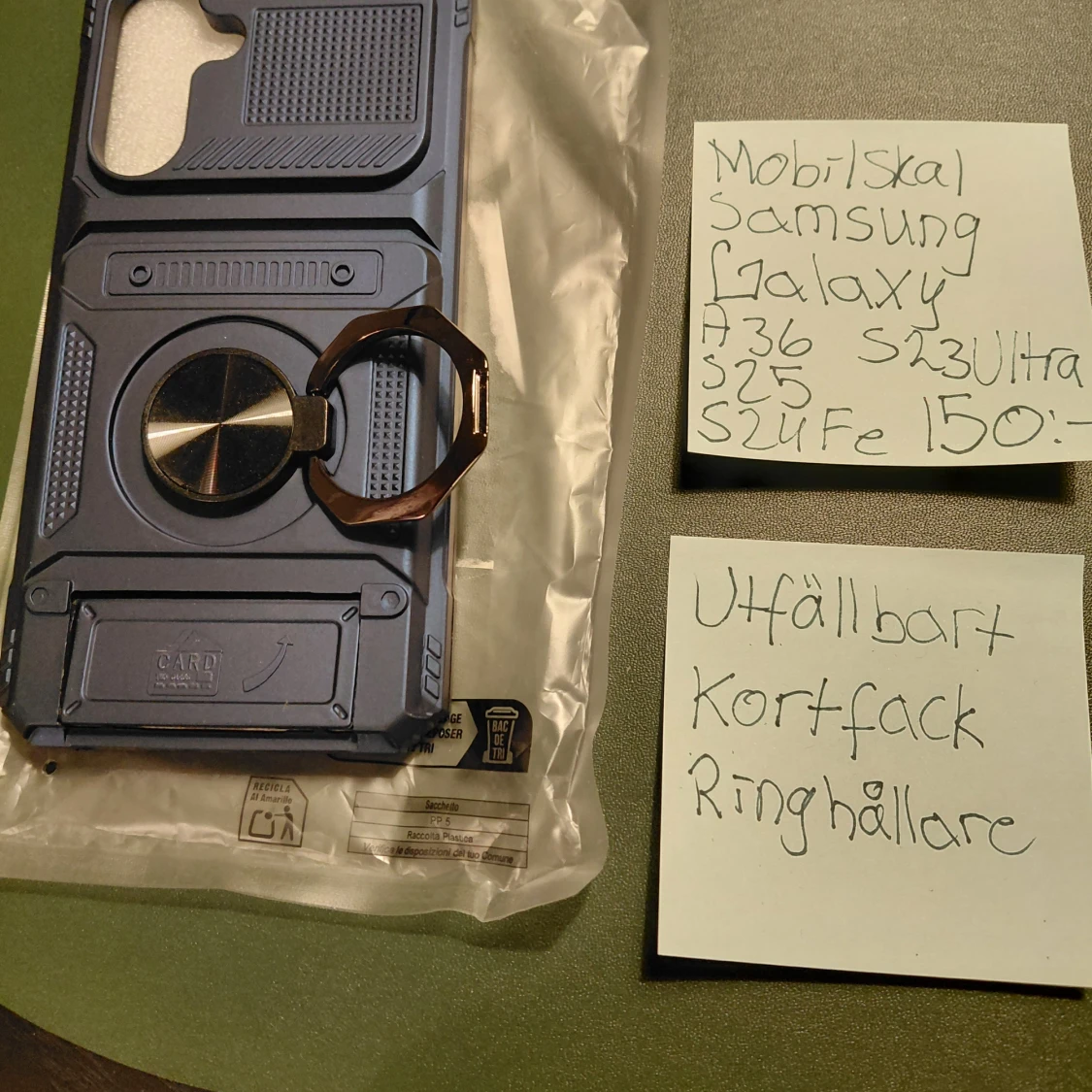 Nytt mobilskal med kortfack Samsung Galaxy