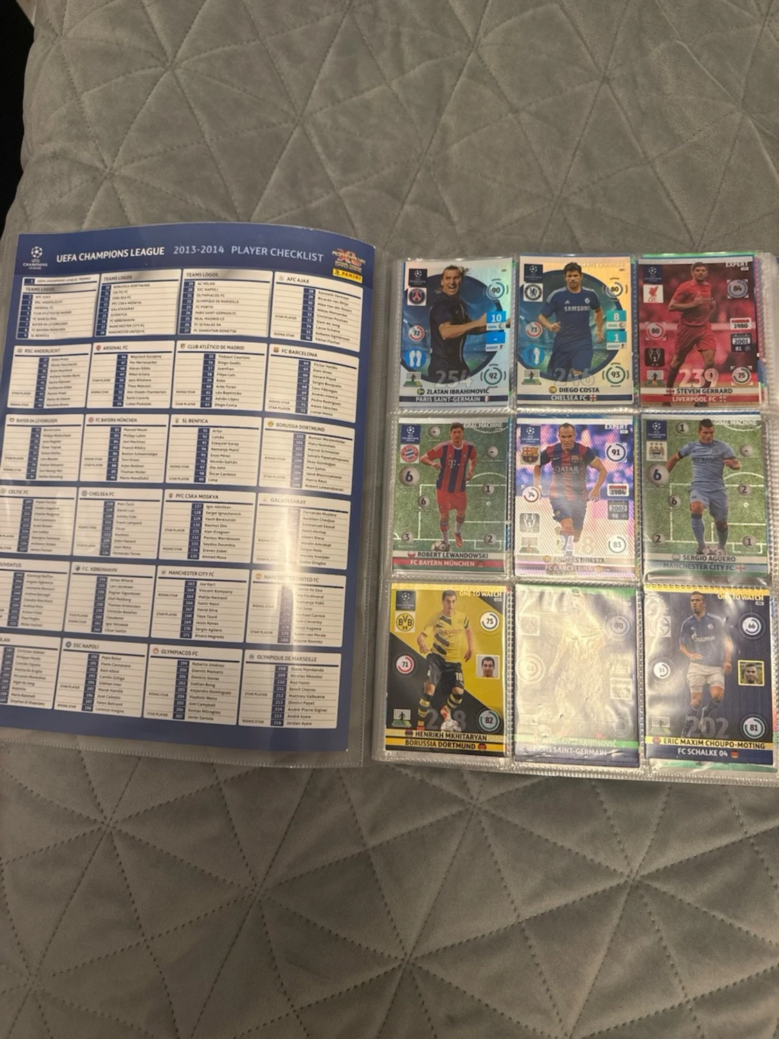 UEFA Champions League Adrenalyn XL 2013/2014 samlarpärm - 2