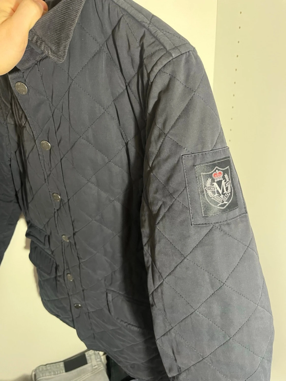 Svart quiltad jacka från Morris - 2