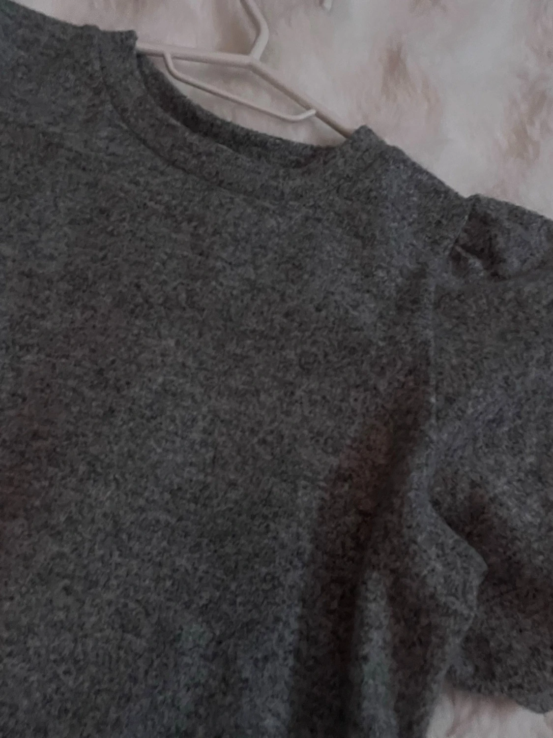 Mörkgrå basic tröja - 1