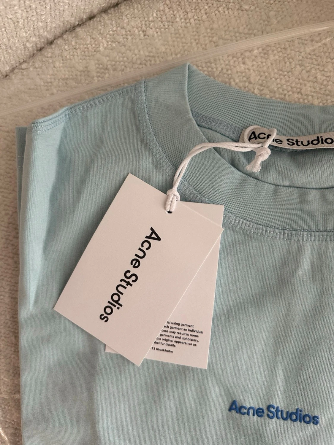 Ljusblå Acne Studios t-shirt - 3