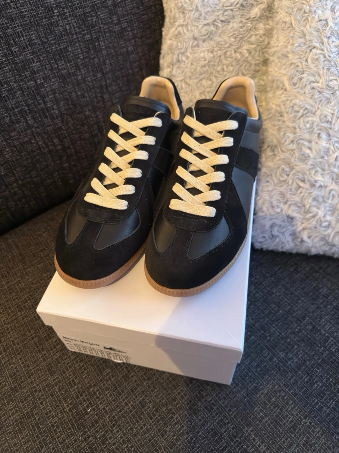 Svarta Maison Margielas skor - 2