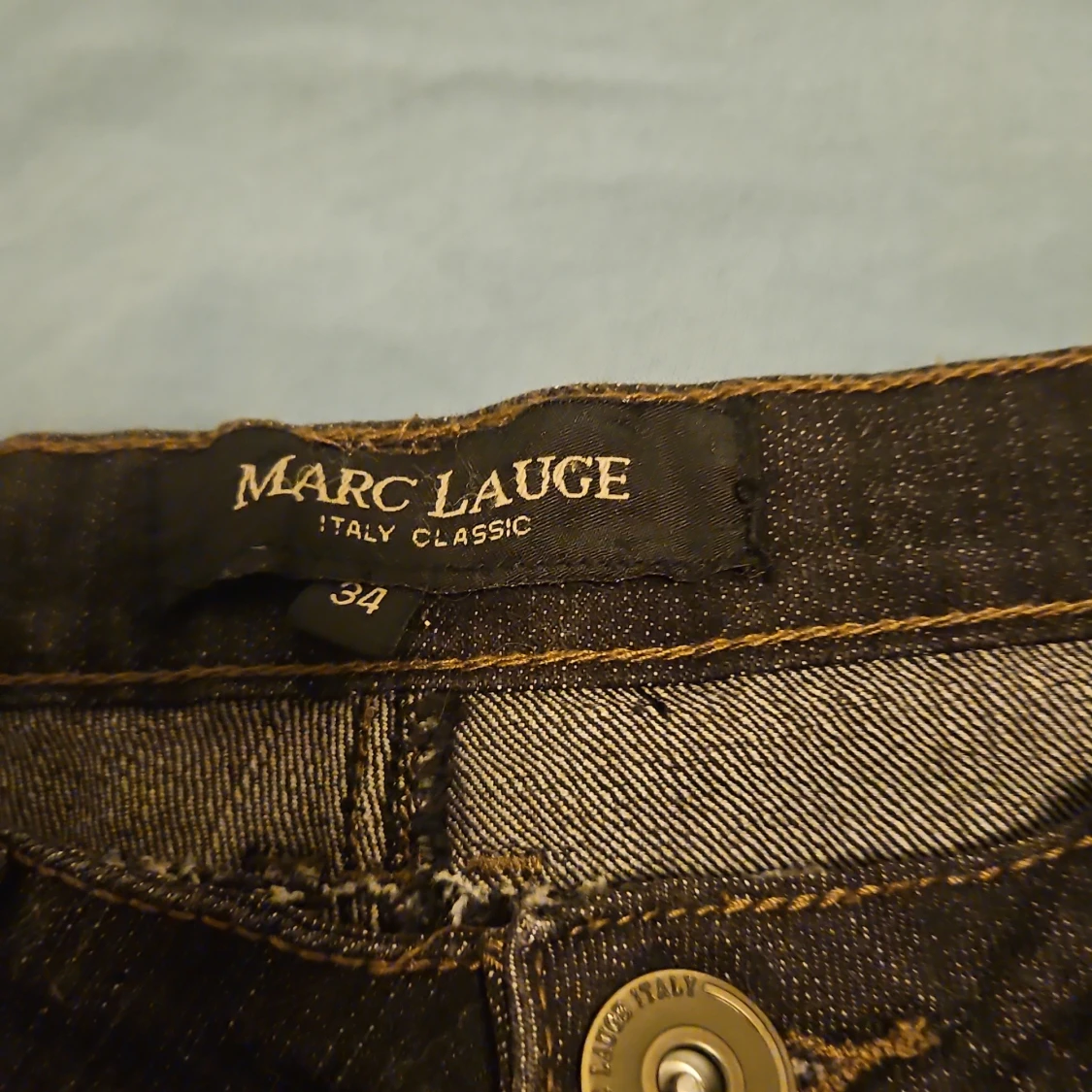 Bruna jeansbyxor från Marc Lauge - 2