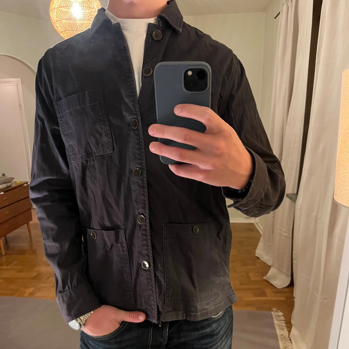 Svart Dobber Overshirt  - 1