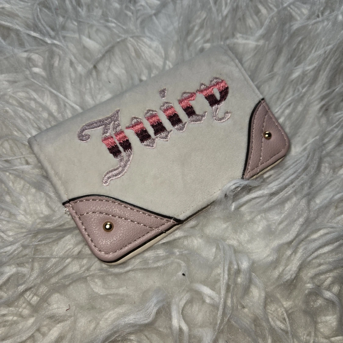 Juicy Couture plånbok i rosa och beige