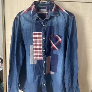 Unik skjorta - Skön skjorta med patchwork