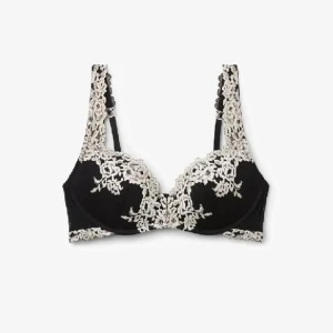 Svart intimissimi bh - Svart intimissimi bh med vita spetsdetaljer!❤️