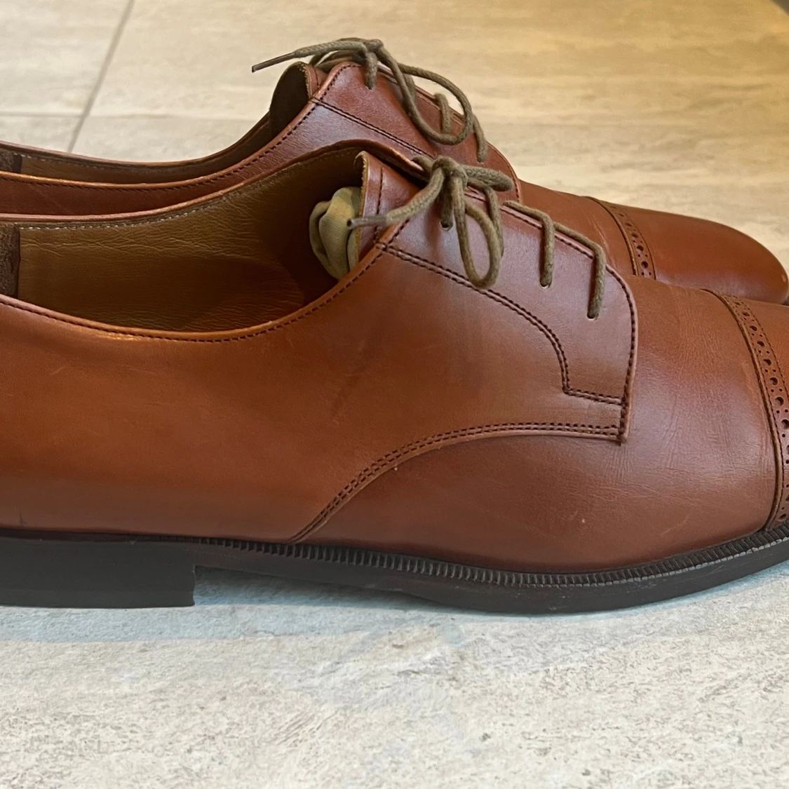 Bruna skinnskor från Alberto, strl 43 - 4