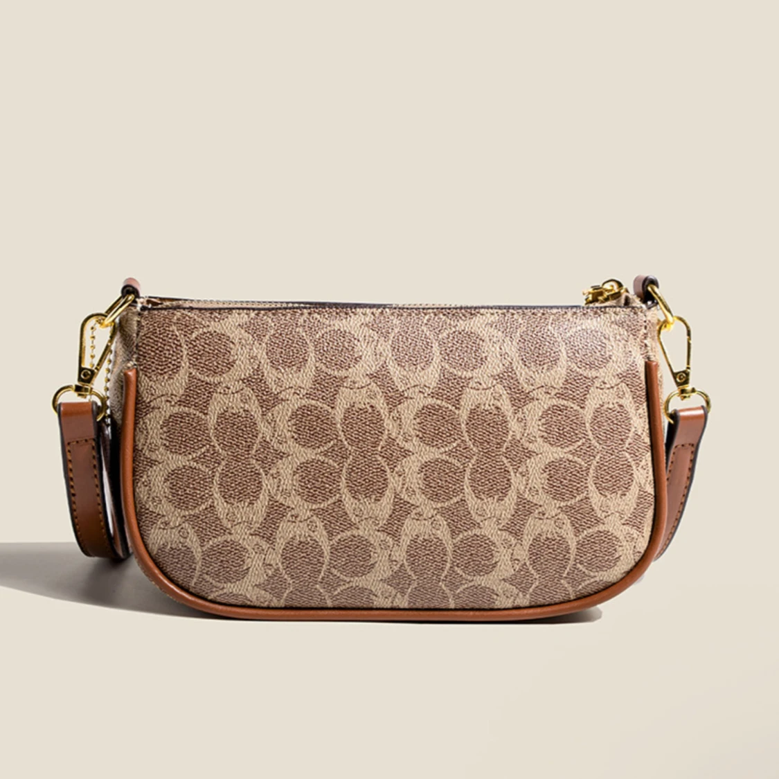 Coach axelväska med monogrammönster - 3