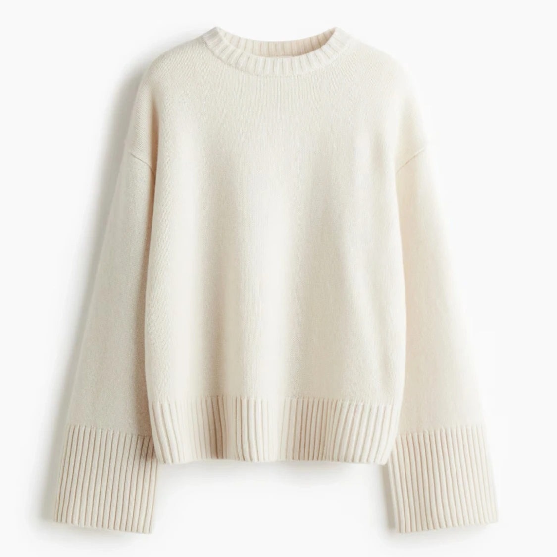 Oversized stickad tröja