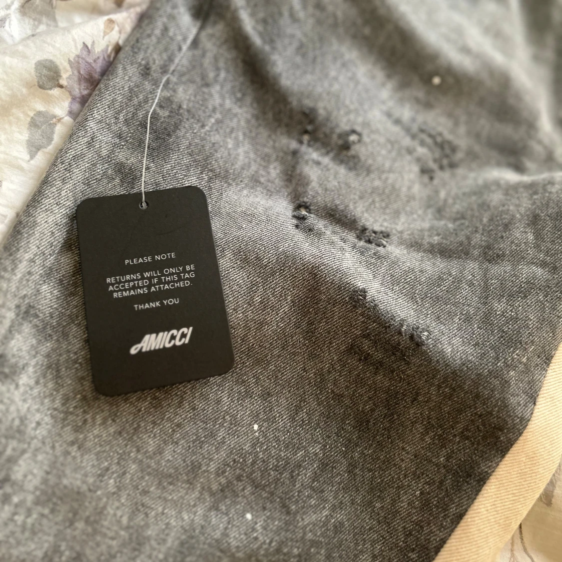 Amicci Maranello jeans grå, strl 32 - 2