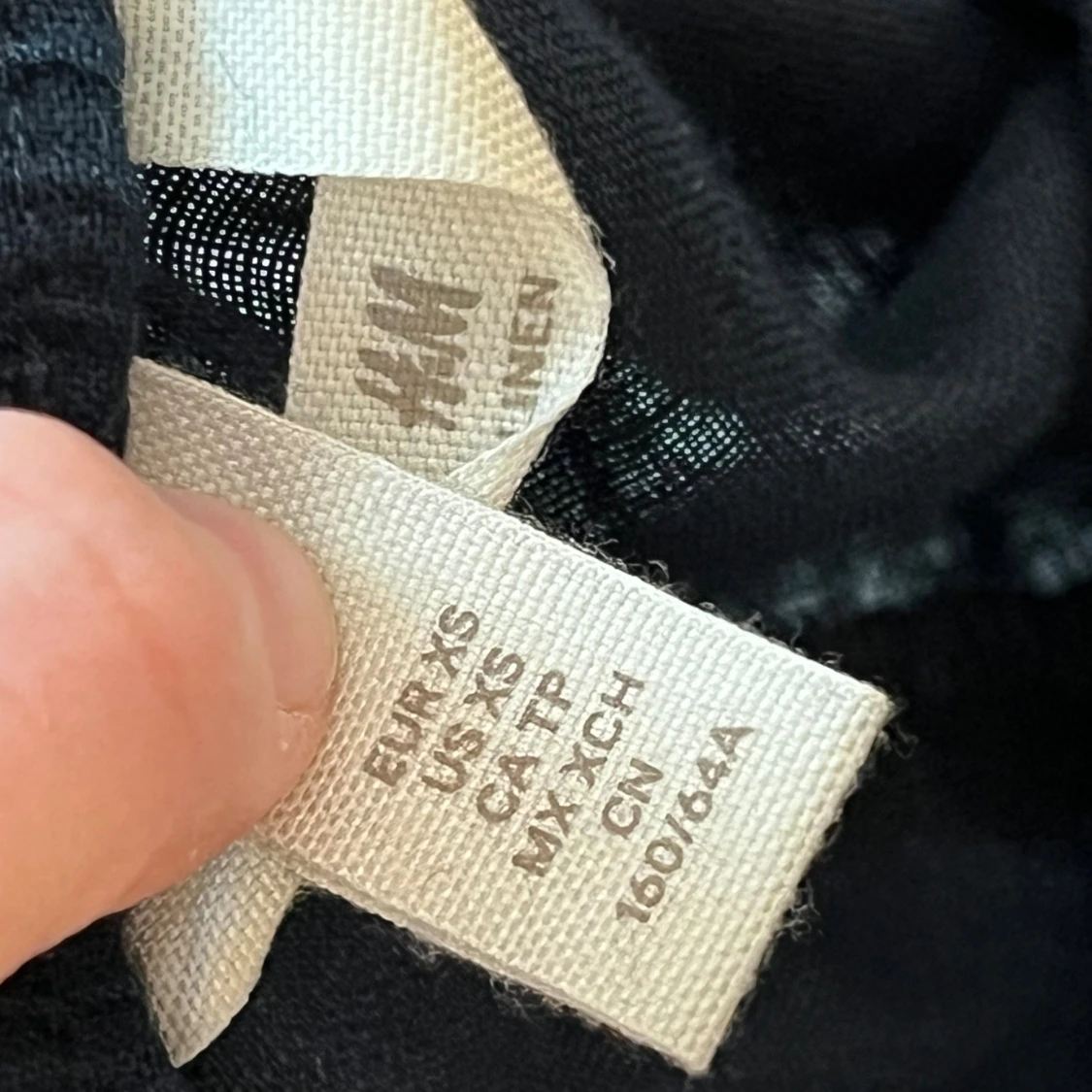 Mörkblå linnebyxor  - 2