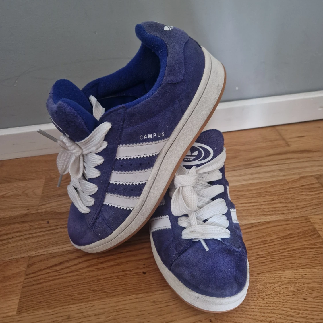 Adidas Campus sneakers blå mocka - 2