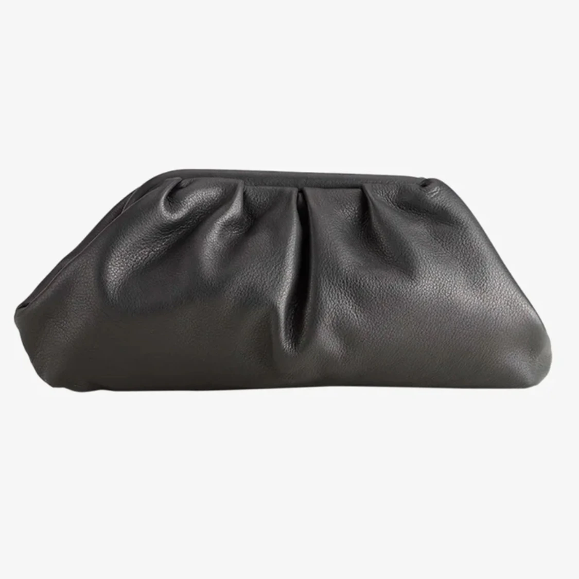 Svart kuvertväska i skinn - 1
