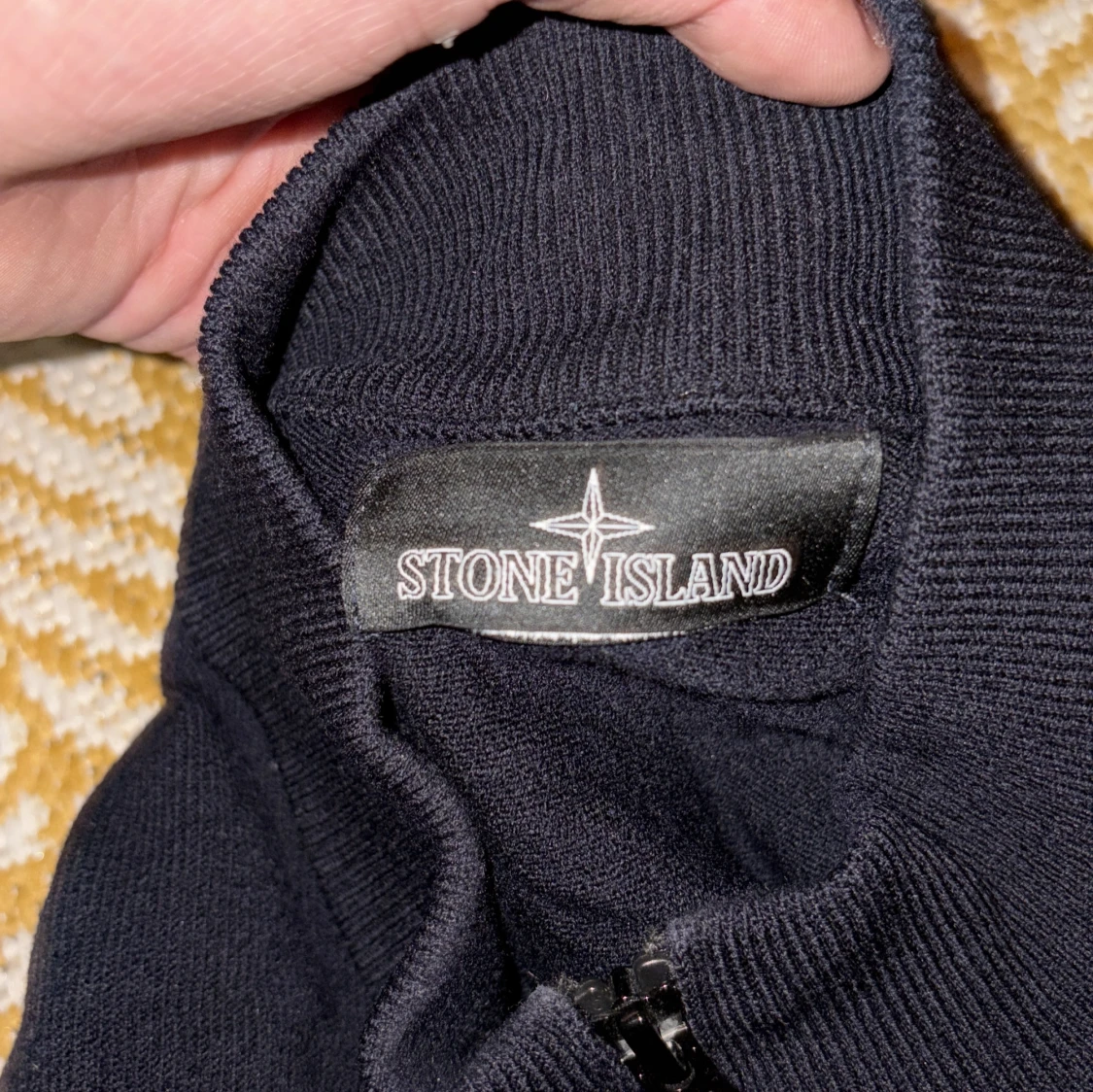 Svart/marinblå kofta från Stone Island (Shadow project)  - 3