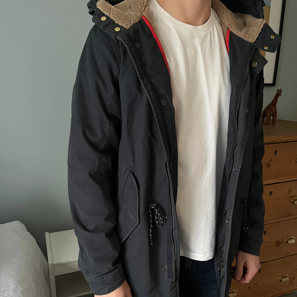 Mörkblå parkajacka från Scotch & Soda - 1