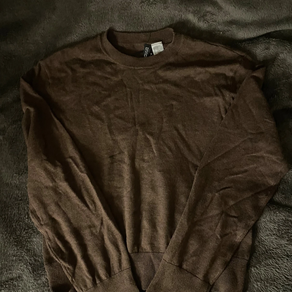 Brun basic tröja  - 1