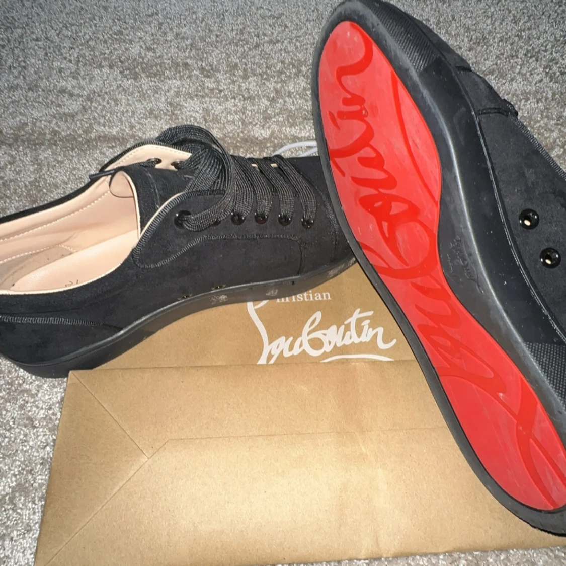 Svarta sneakers från Christian Louboutin - 3