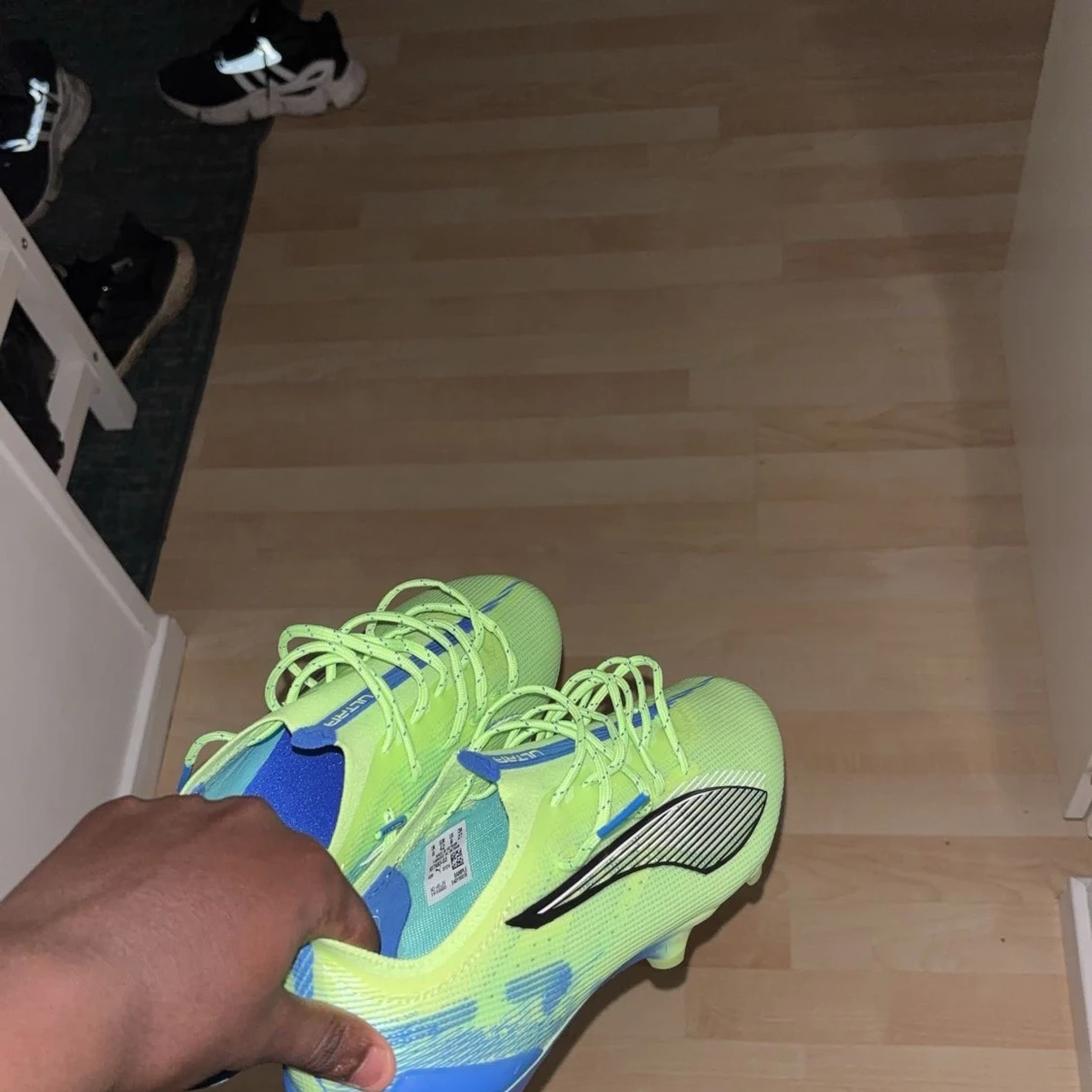 Puma Ultra blå/gula fotbollsskor