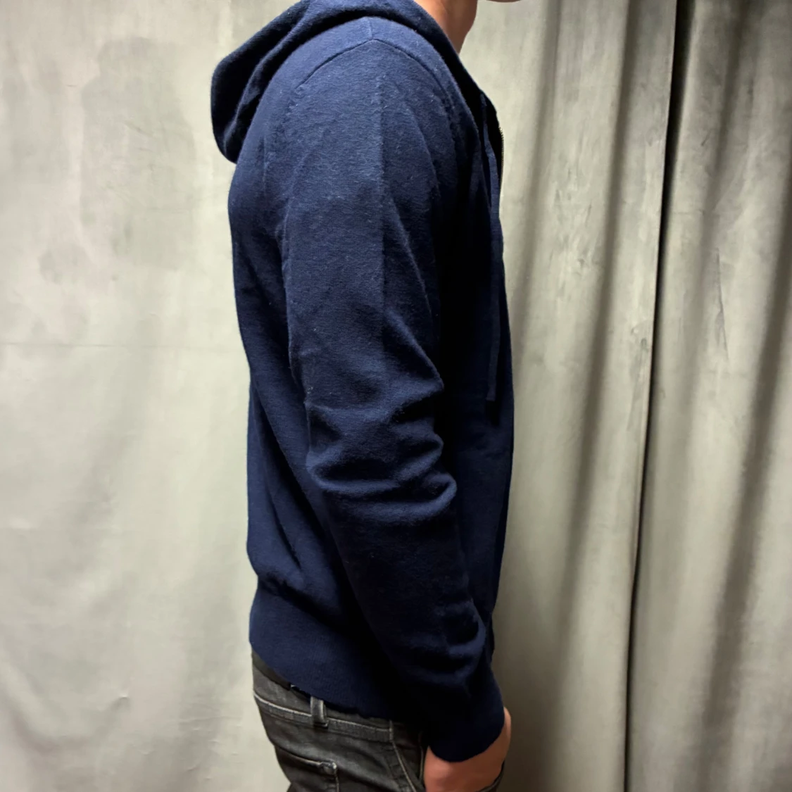 Kashmir/Merino hoodie - 1