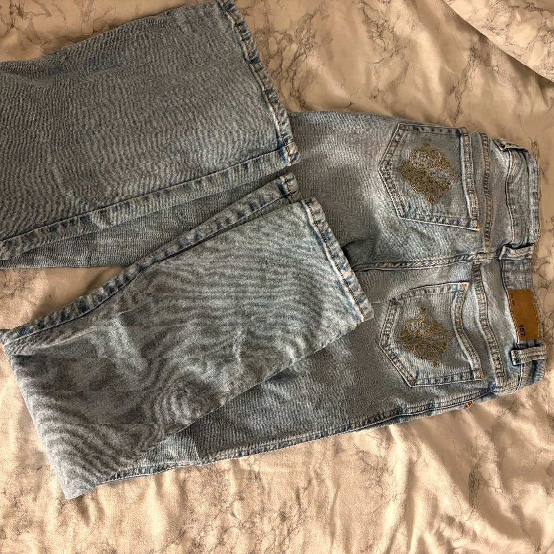 Ljusblå jeans från 157, XXS - 1