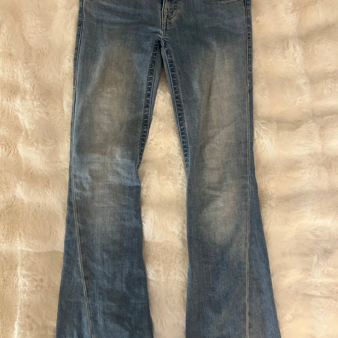 True Religion Joey Low Rise Flare Jeans - 1