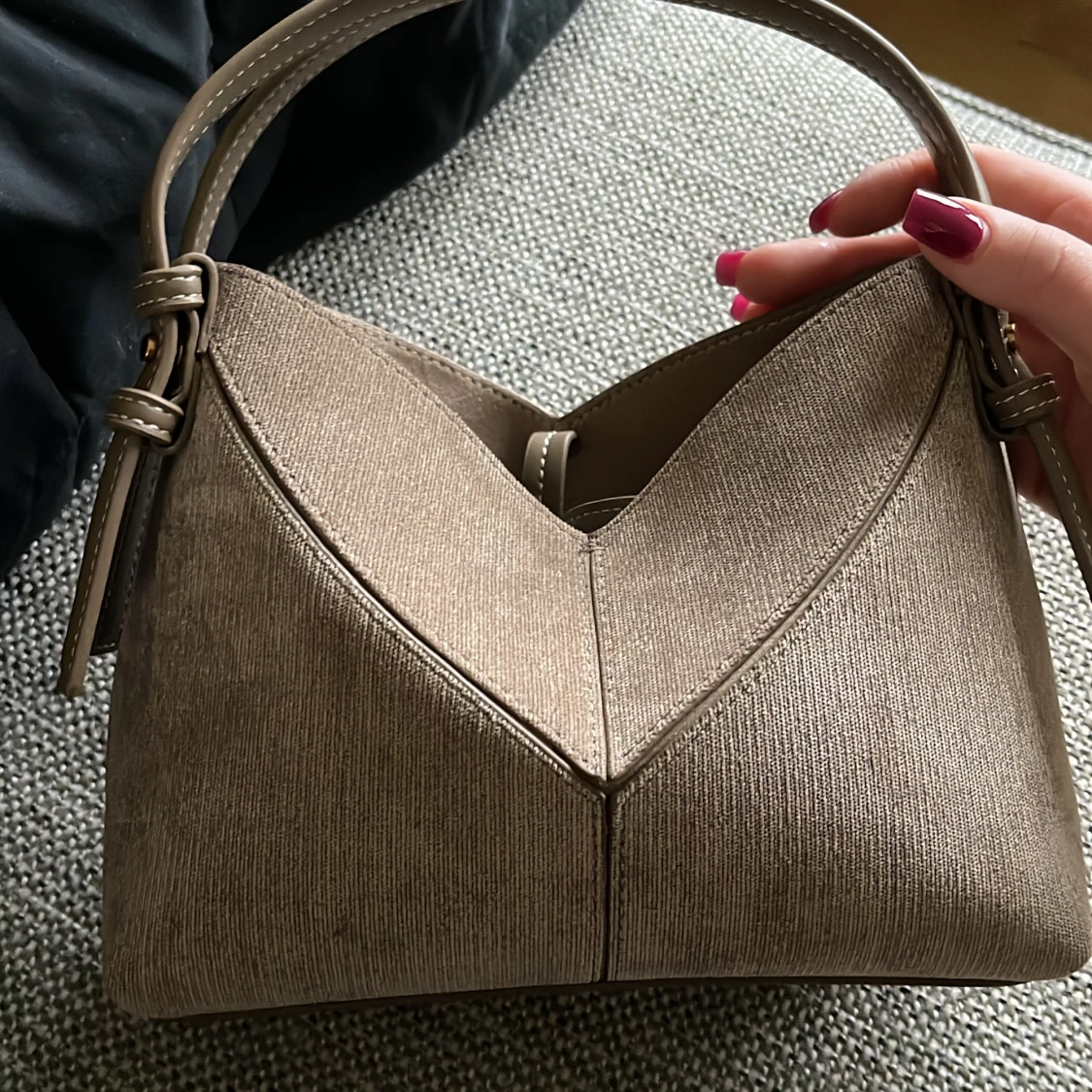 Beige väska från Zara - 3