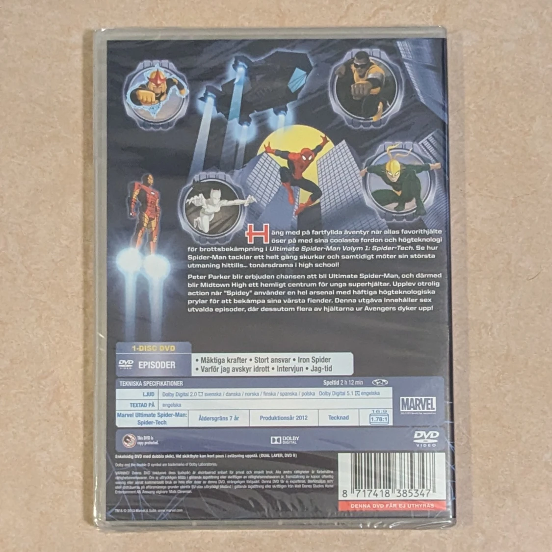 Marvel Ultimate Spider-Man: Spider-Tech DVD - 1