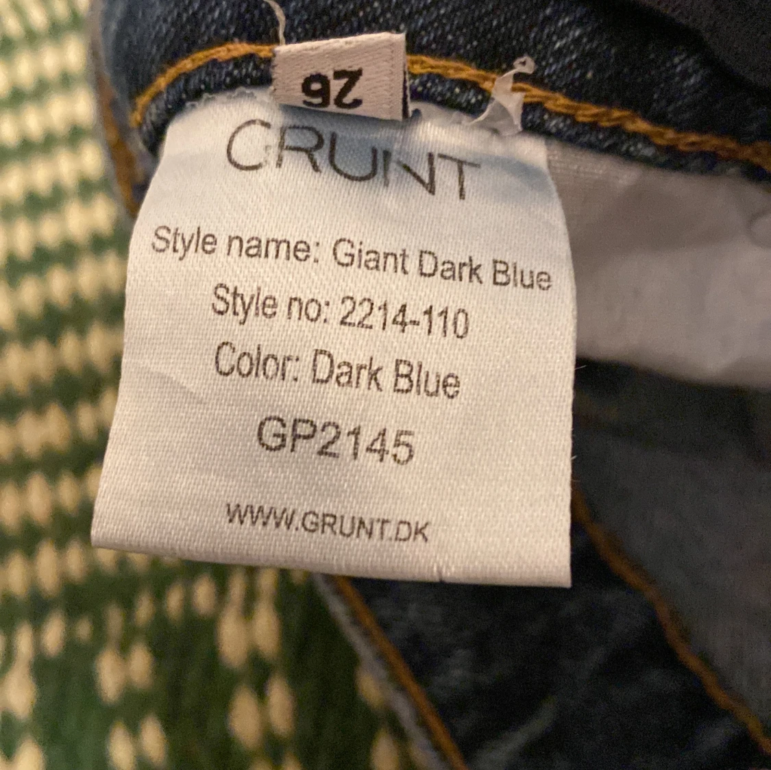 Mörkblå jeans från Grunt, Giant-modell - 3