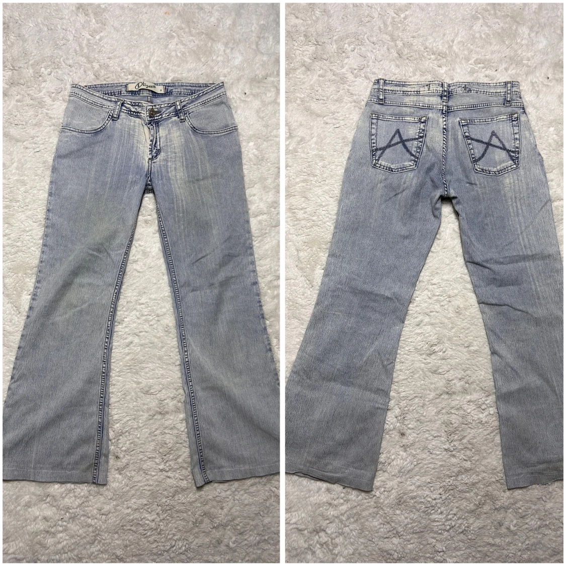 Lågmidjade bootcut jeans vintage  - 3