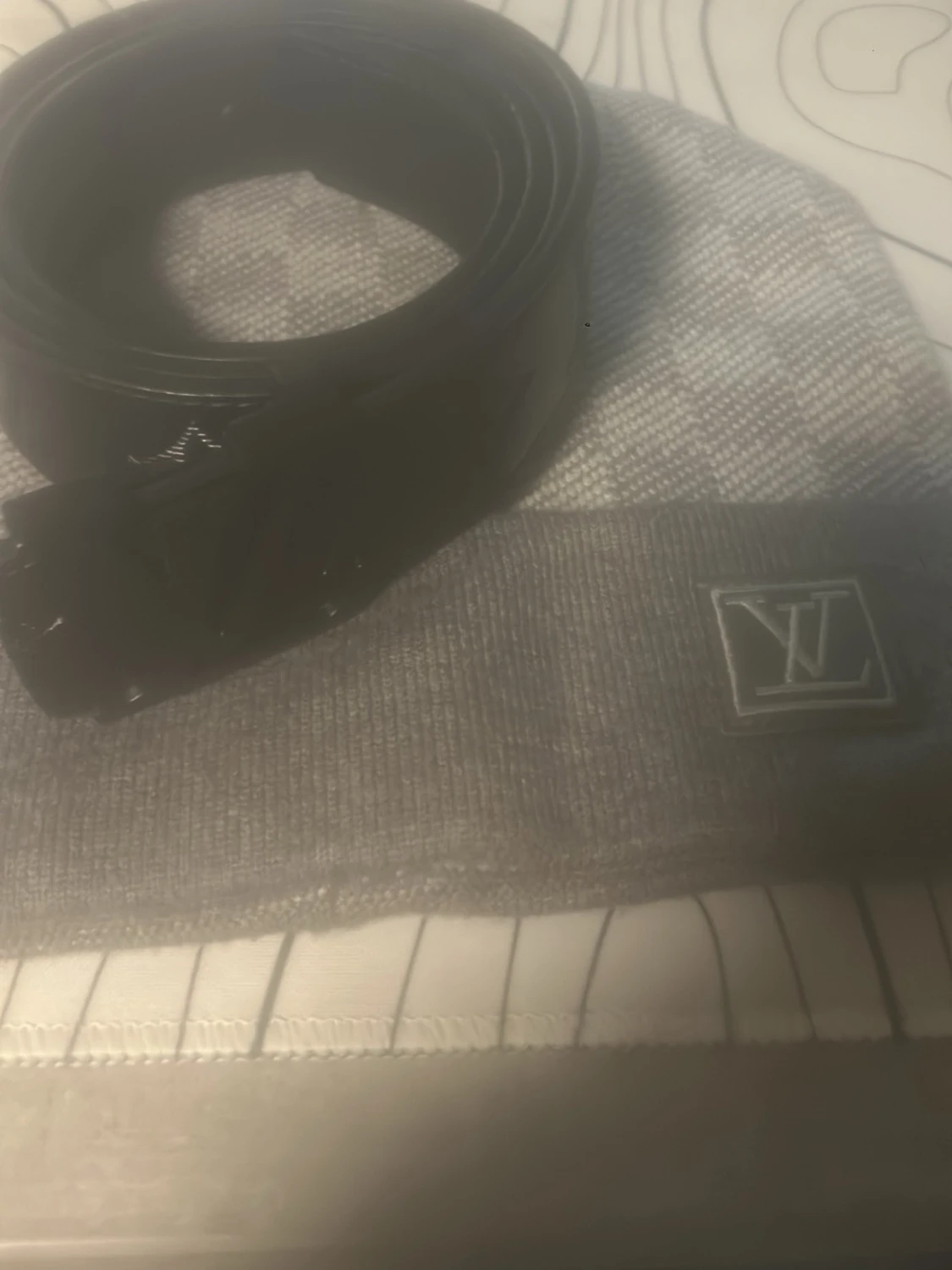 Bundle bälte och mössa