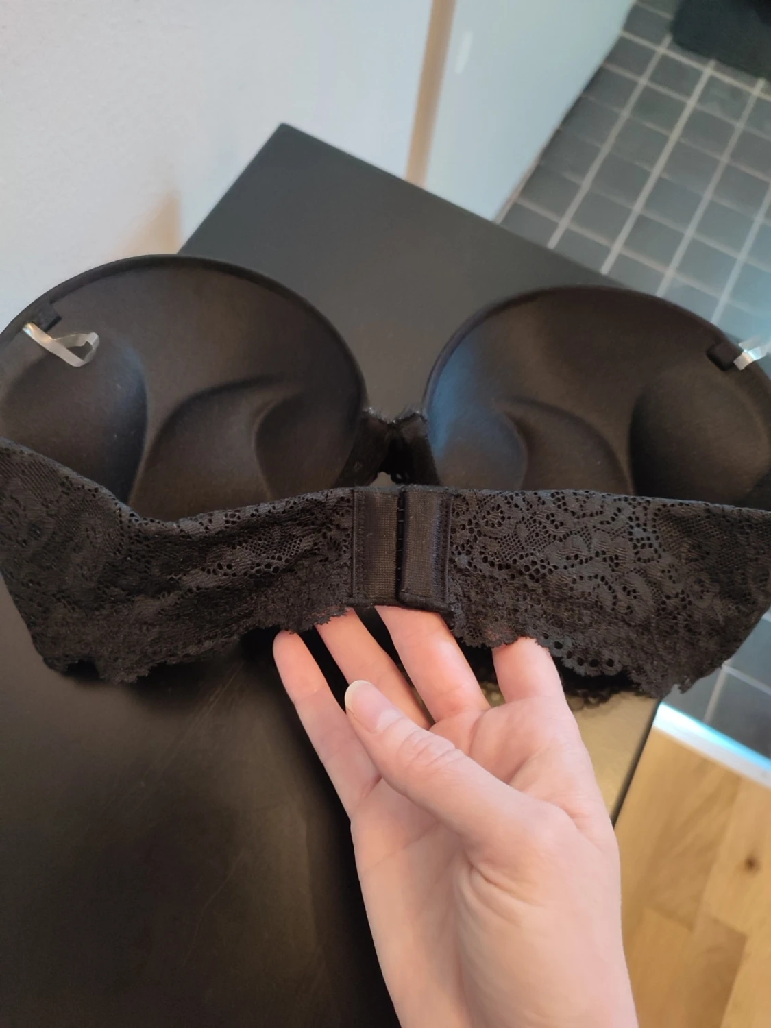 Svart push up bh - 1