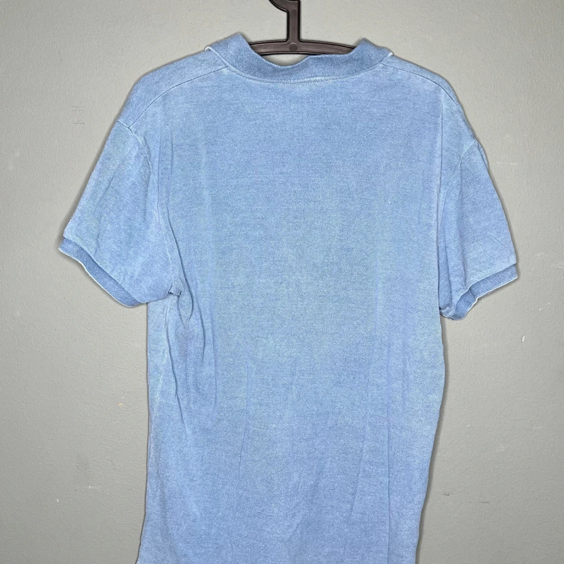 Blå pikétröja från GANT i bomull - 1