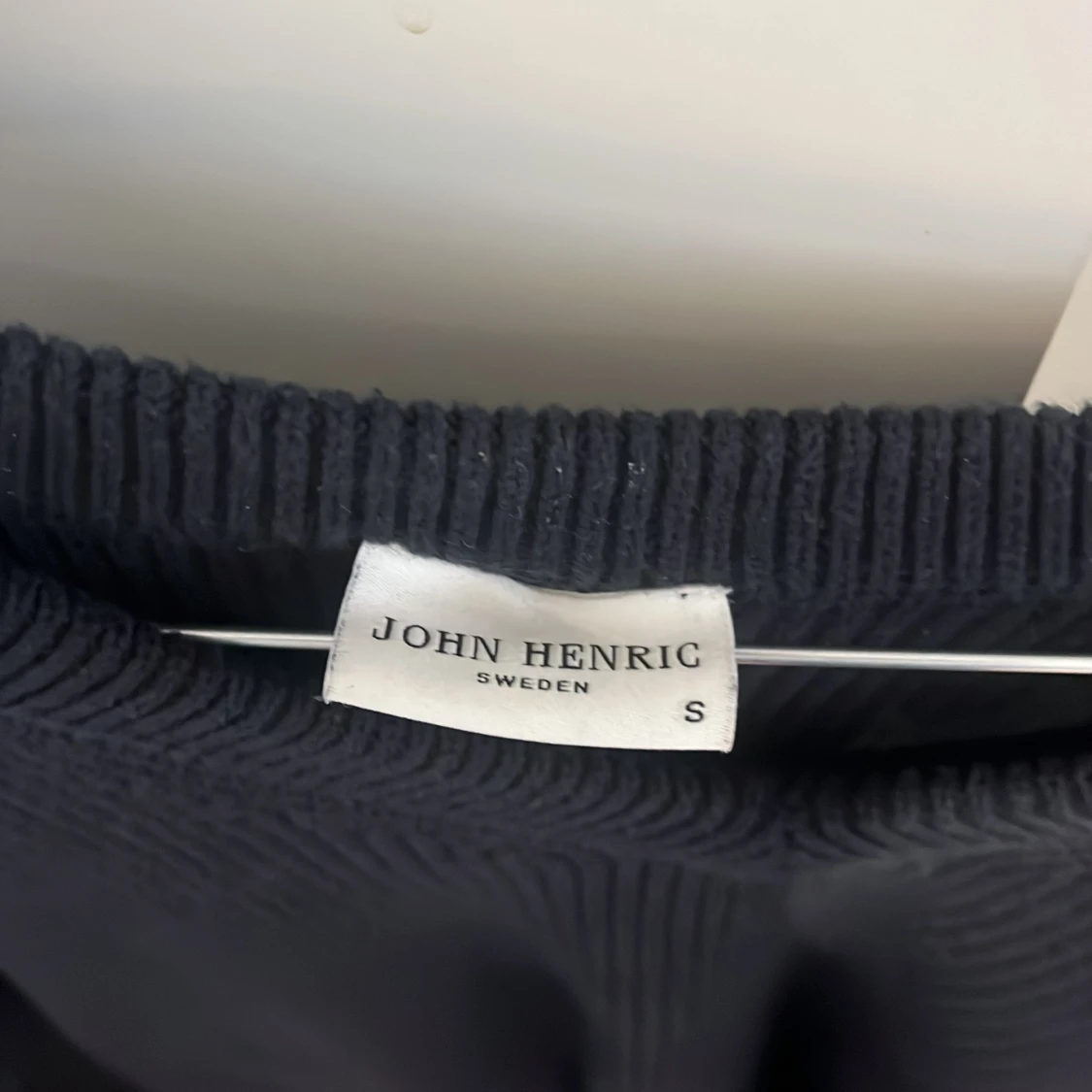 Blå stickad tröja John Henric S - 1